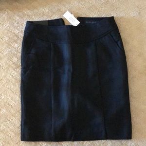 Banana republic factory black pencil skirt